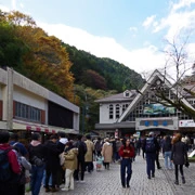 星期六果然超多人等纜車上山。