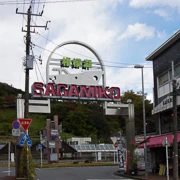 相模湖駅外。