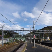 相模湖駅。