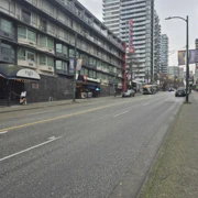 6號巴士經過既Davie Street。