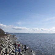 White Rock Boardwalk。