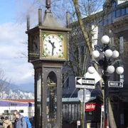 來到Gastown既Gastown Steam Clock。
