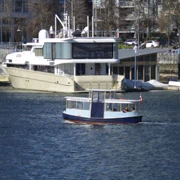 橫跨兩岸既小渡輪。