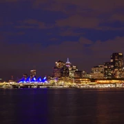 溫哥華夜景。