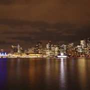 溫哥華夜景。