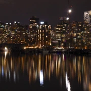 溫哥華夜景。