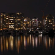 溫哥華夜景。