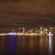 溫哥華夜景。