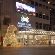 Canada Place夜景。