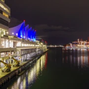 Canada Place夜景。