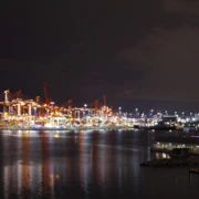 Canada Place夜景。