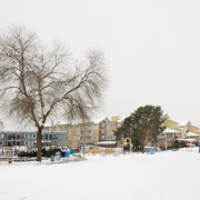 這裡積雪比溫哥華更震撼。