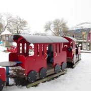 公園內的小火車。