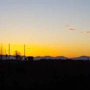 Terra Nova Rural Park日落一刻。