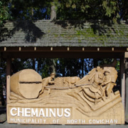 這裡另一個的名字，Chemainus。